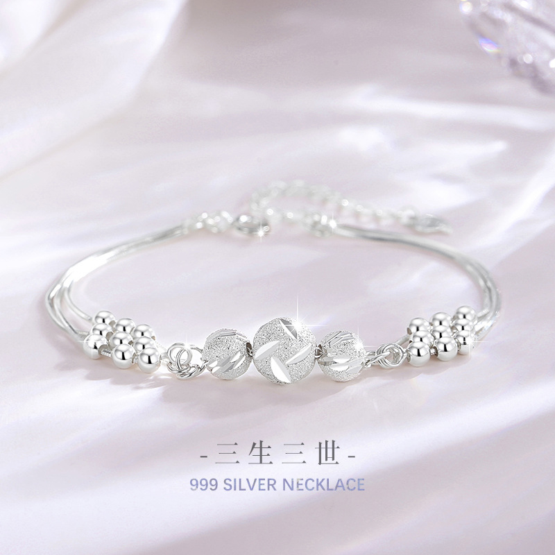 三生三世 | 超氣質999純銀手鍊 | 女生生日禮物-monojewelry