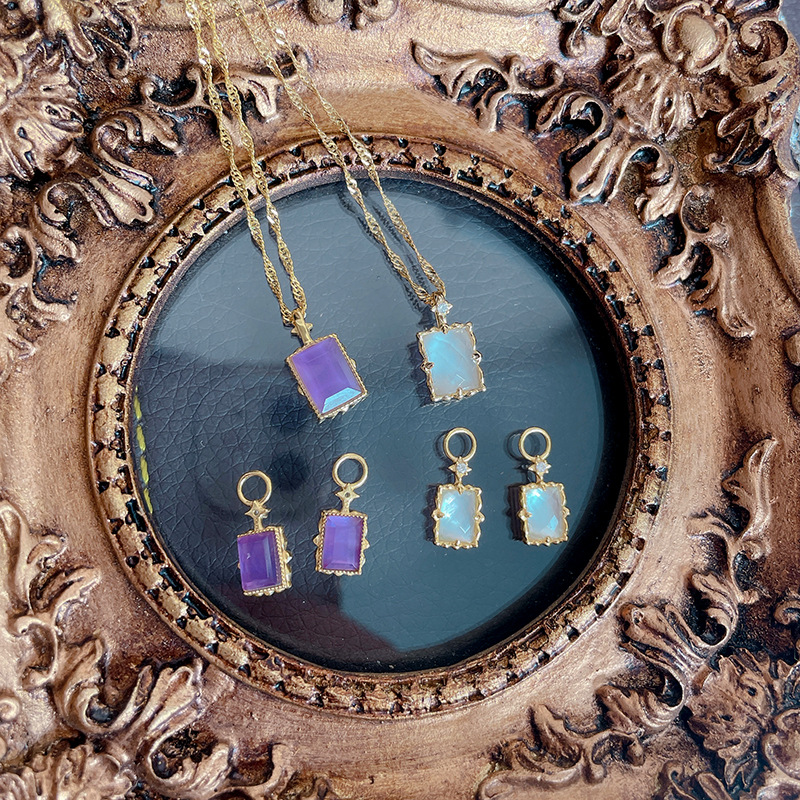 18K輕珠寶 | 天然紫水晶項鍊  | 天然貝母項鍊 | 日系輕奢飾品