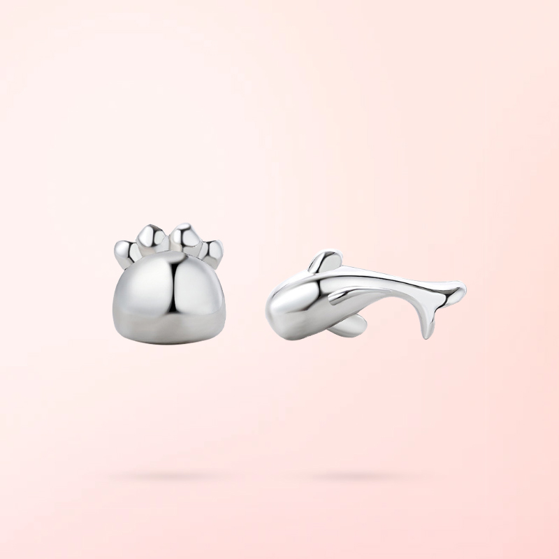魚和熊掌 | S925純銀耳環 | 抗敏養耳棒-monojewelry