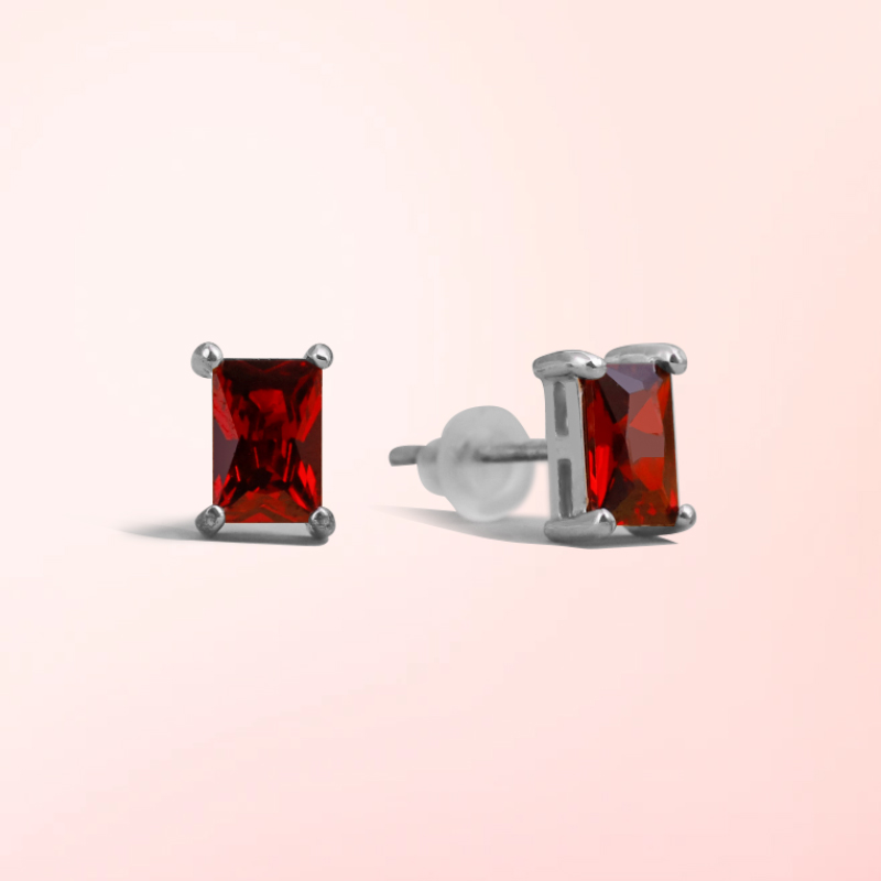 S925純銀耳釘 | 奧地利進口鋯石 | 抗敏養耳棒-monojewelry