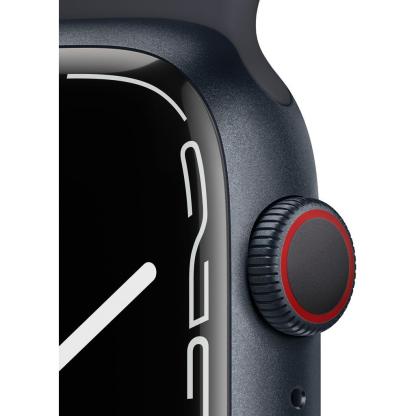 Apple Watch Series 7 (2021) GPS + Cellular 45 mm - Aluminium Midnight - Sport band Black