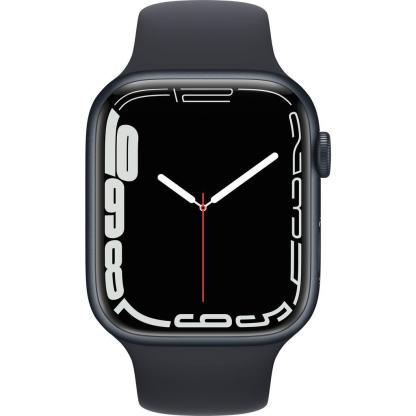 Apple Watch Series 7 (2021) GPS + Cellular 45 mm - Aluminium Midnight - Sport band Black