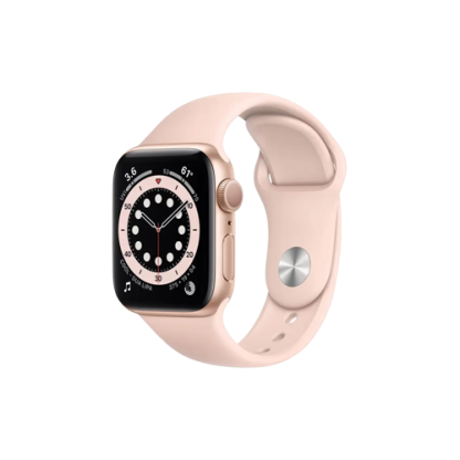 Apple Watch Series 6 (2020) GPS + Cellular 40 mm - Aluminium Gold - Sport band Pink