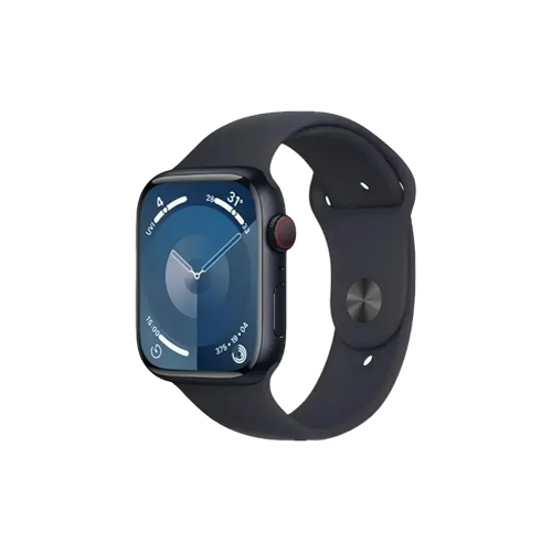 Apple Watch Series 9 GPS 45mm Aluminium Midnight - Sport band Black
