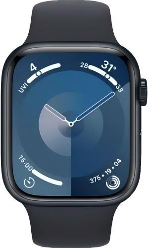 Apple Watch Series 9 GPS 45mm Aluminium Midnight - Sport band Black