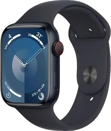 Apple Watch Series 9 GPS 45mm Aluminium Midnight - Sport band Black