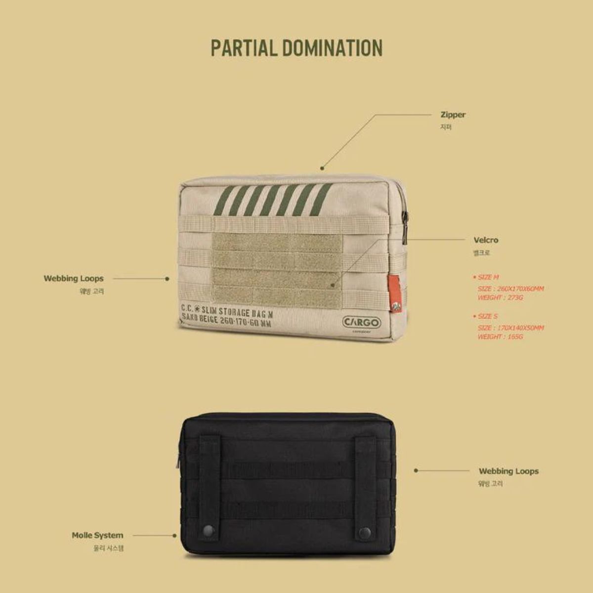 Cargo Container Slim Storage Bag
