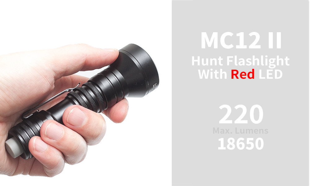 Manker MC12 II Rechargeable Tactical Flashlight 720 Lumens