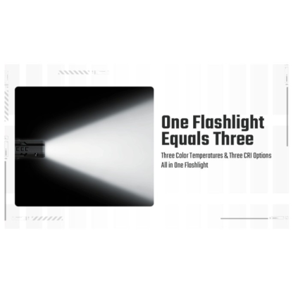 Nitecore EDC07 MCT UHE LED 1500L High CRI Three Color Temperatures EDC Flashlight