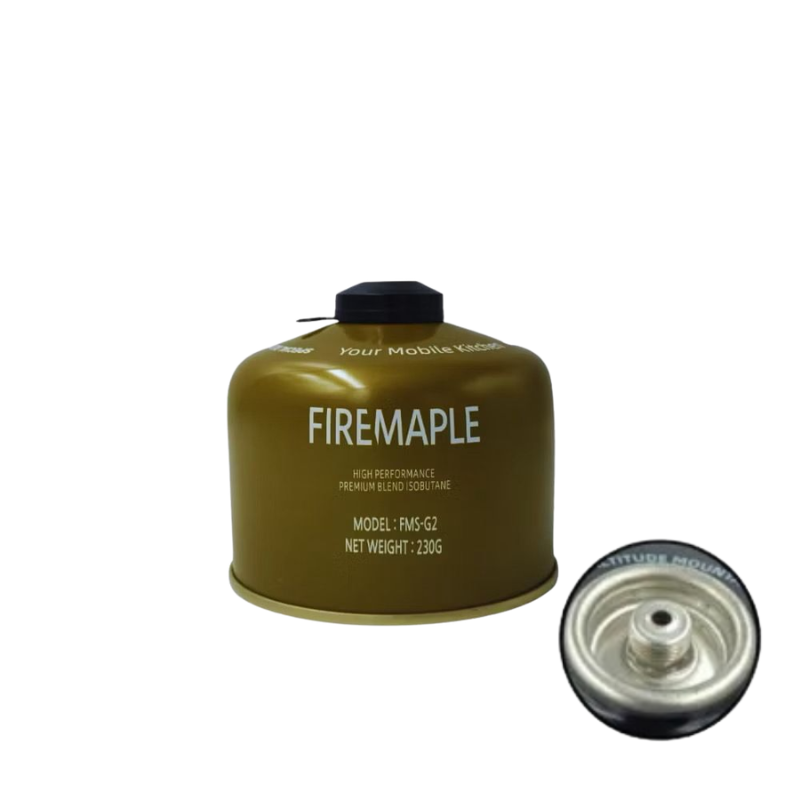 Firemaple Black Premium ISO Butane Gas 110g - 450g