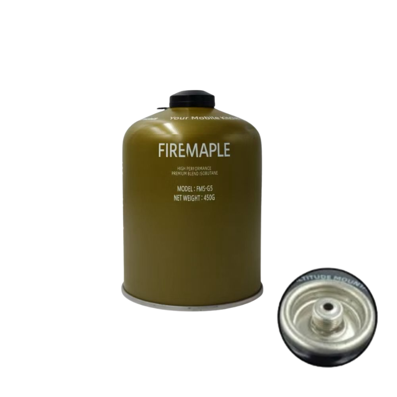 Firemaple Black Premium ISO Butane Gas 110g - 450g