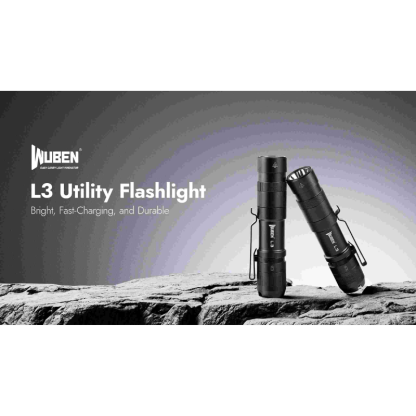 Wuben L3 3000 Lumens EDC Tactical Pocket Flashlight