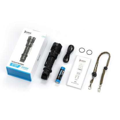 WUBEN T1 Tactical EDC Camping Flashlight - 2000 Lumens