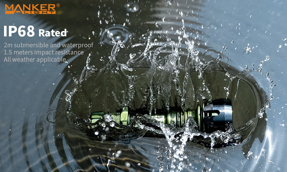 Manker Striker Mini Rechargeable EDC Tactical Flashlight 635 Lumens