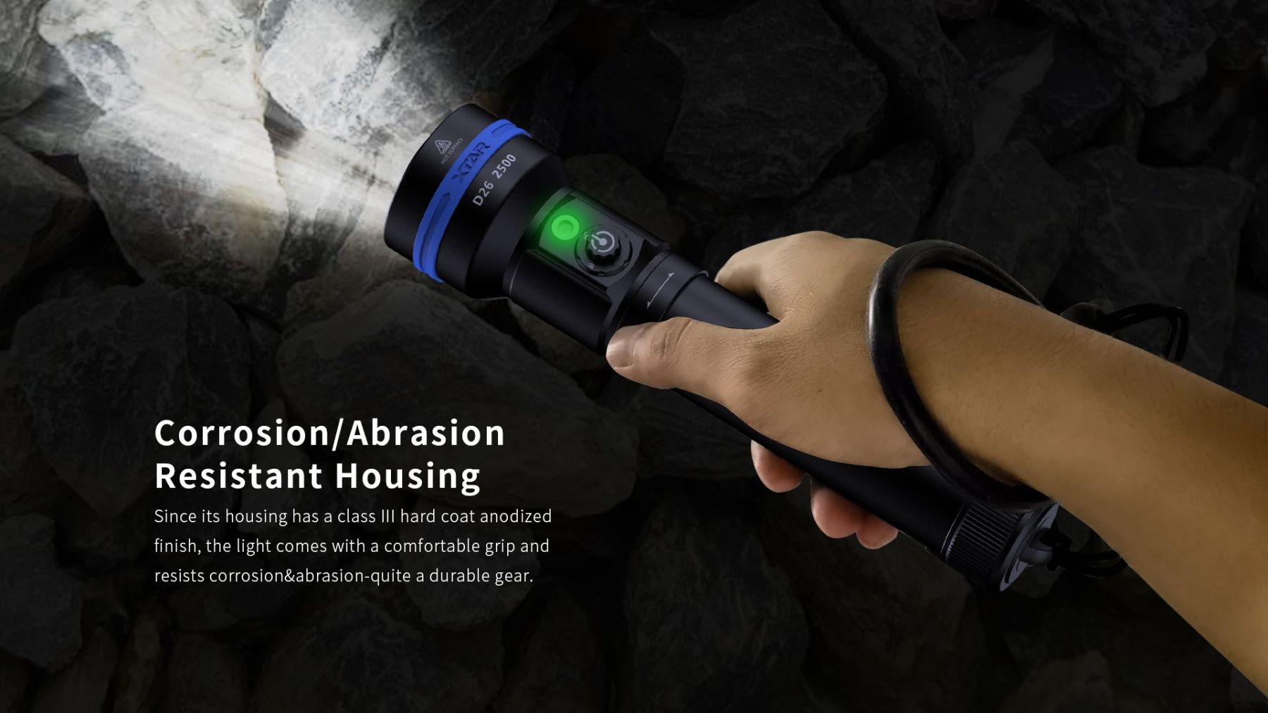 Xtar D26 Diving Flashlight 2500 Lumens