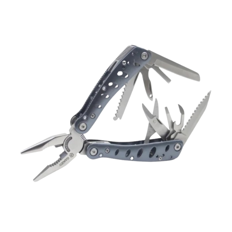 Ganzo G101H Full Size Grey Handle Multitool Plier with Bits