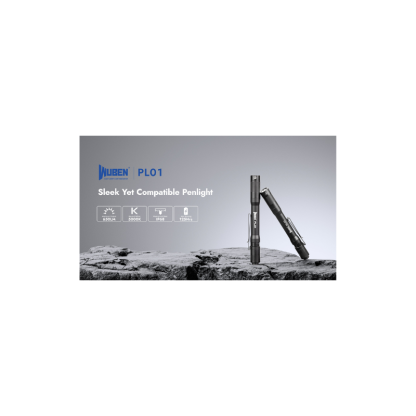 WUBEN PL01 Featherlight Rechargeable Tactical EDC Waterproof Pen Flashlight