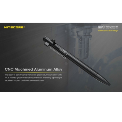 Nitecore NTP31 Aluminium Alloy Bolt Action Multi-functional Tactical Pen