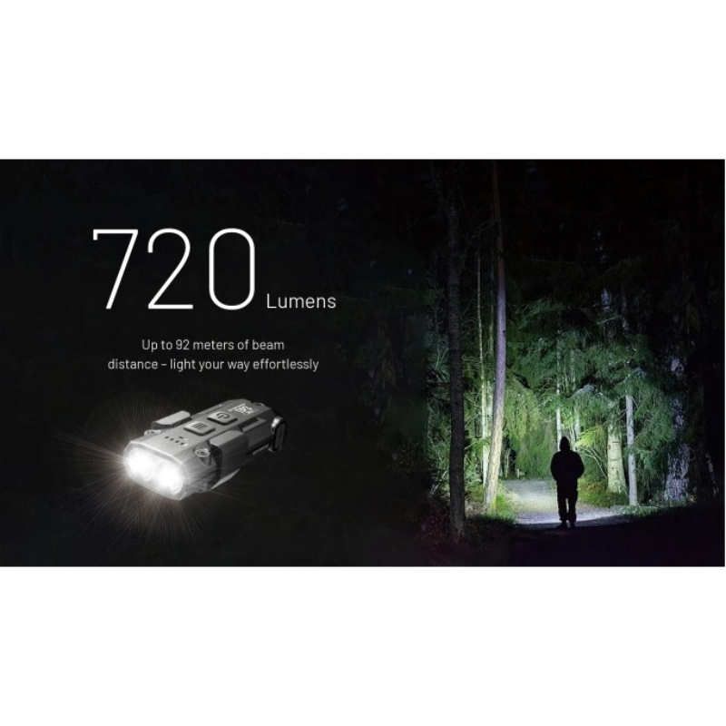 Nitecore TIP3 MCT UHE 720L LED Rechargeable Keychain Flashlight