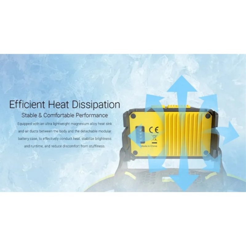 Nitecore HA27 UHE MCT 800L Multiple Color Temperatures Rechargeable Headlamp