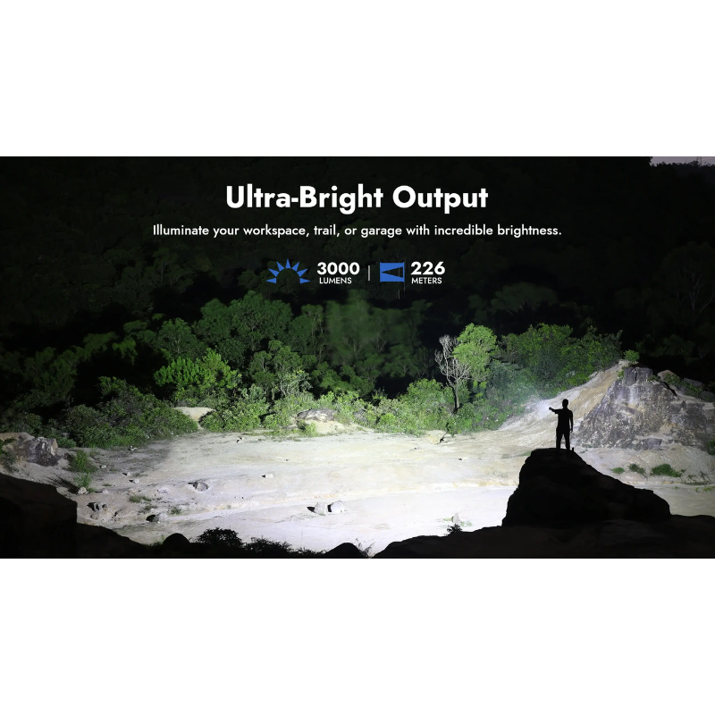 Wuben L3 3000 Lumens EDC Tactical Pocket Flashlight