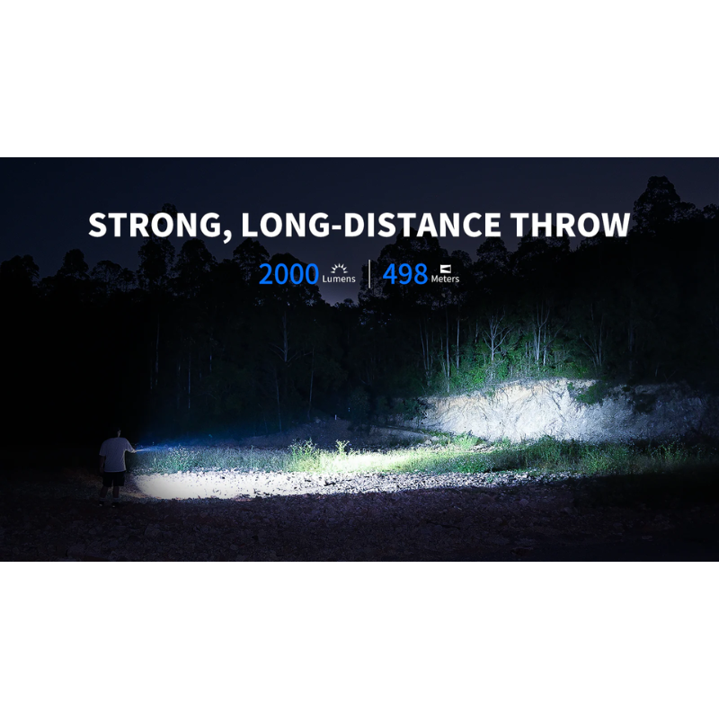 WUBEN T1 Tactical EDC Camping Flashlight - 2000 Lumens