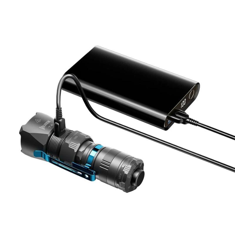 Wuben T4 Portable Tactical EDC Rechargeable Flashlight - 850 Lumens