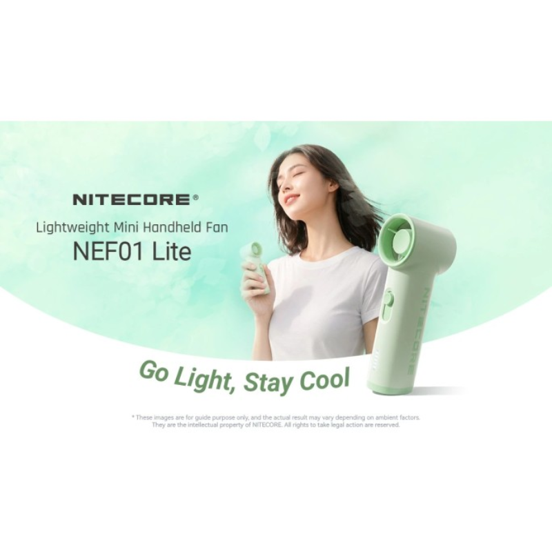 Nitecore NEF01 Lite Lightweight Mini Handheld Fan