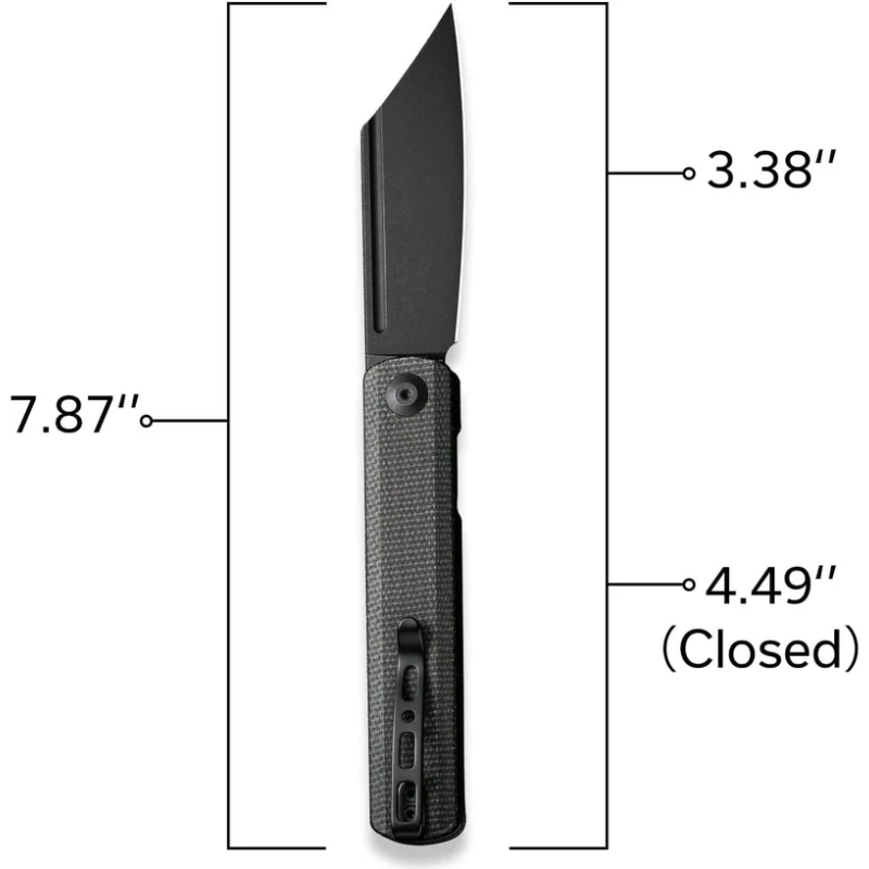 SENCUT Bronte Front Flipper Micarta Handle SA08F