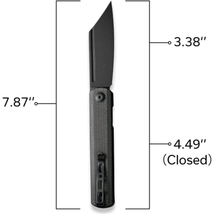 SENCUT Bronte Front Flipper  Micarta Handle SA08F