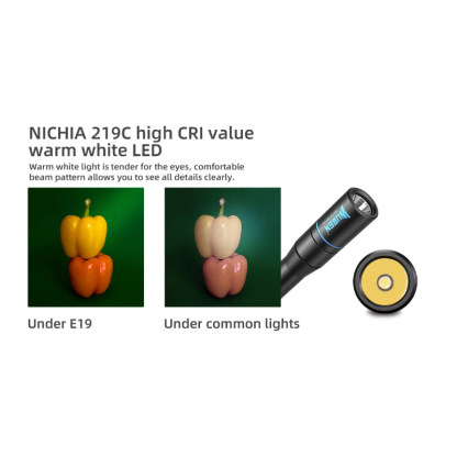 Wuben E19 High CRI Portable EDC Pen LED Flashlight - 200 Lumens