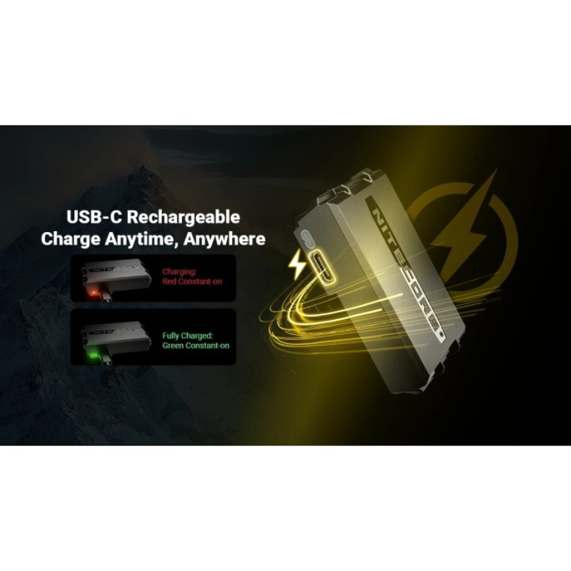 Nitecore HLB2500 2500mAh Li-ion Rechargeable Battery for Nitecore HA27 UHE & HA29 UHE