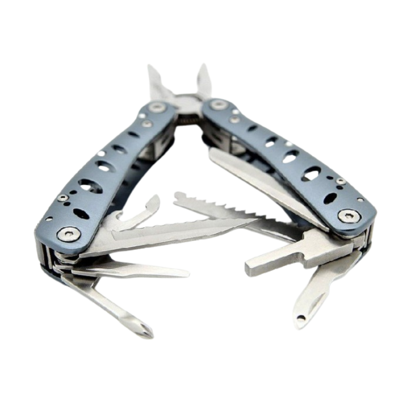Ganzo G101H Full Size Grey Handle Multitool Plier with Bits