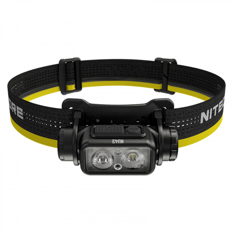 Nitecore NU43 1400L CW Spotlight + Floodlight Rechargeable Headlamp