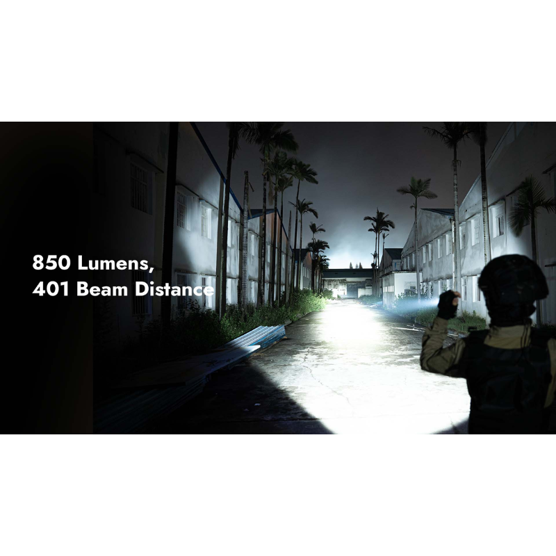 Wuben T4 Portable Tactical EDC Rechargeable Flashlight - 850 Lumens