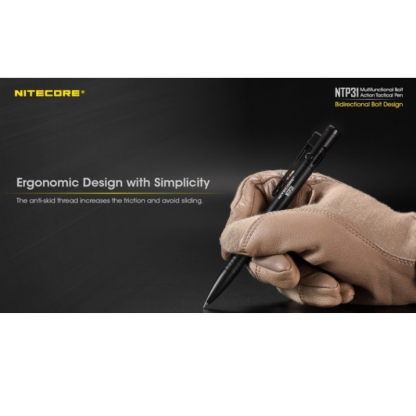 Nitecore NTP31 Aluminium Alloy Bolt Action Multi-functional Tactical Pen