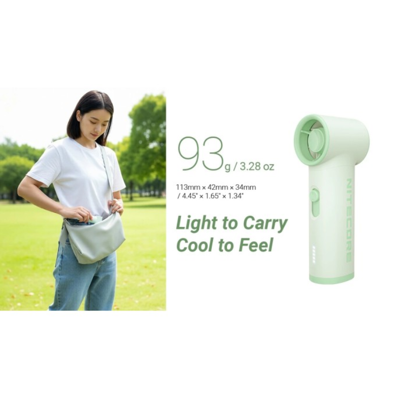 Nitecore NEF01 Lite Lightweight Mini Handheld Fan