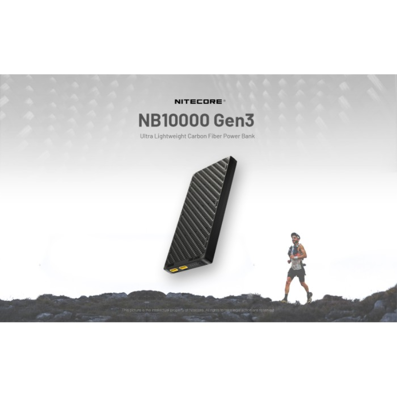 Nitecore NB10000 Gen3 Quick-Charge Dual USB-C Port 10000mAh Power Bank