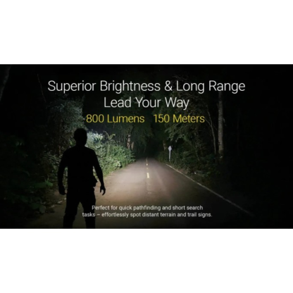 Nitecore HA27 UHE MCT 800L Multiple Color Temperatures Rechargeable Headlamp