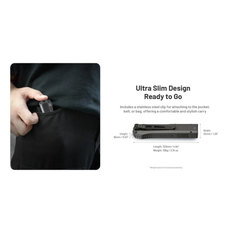 Nitecore EDC17 NiteLab UHi 25 LED 1500 Lumens EDC USB Rechargeable Flashlight