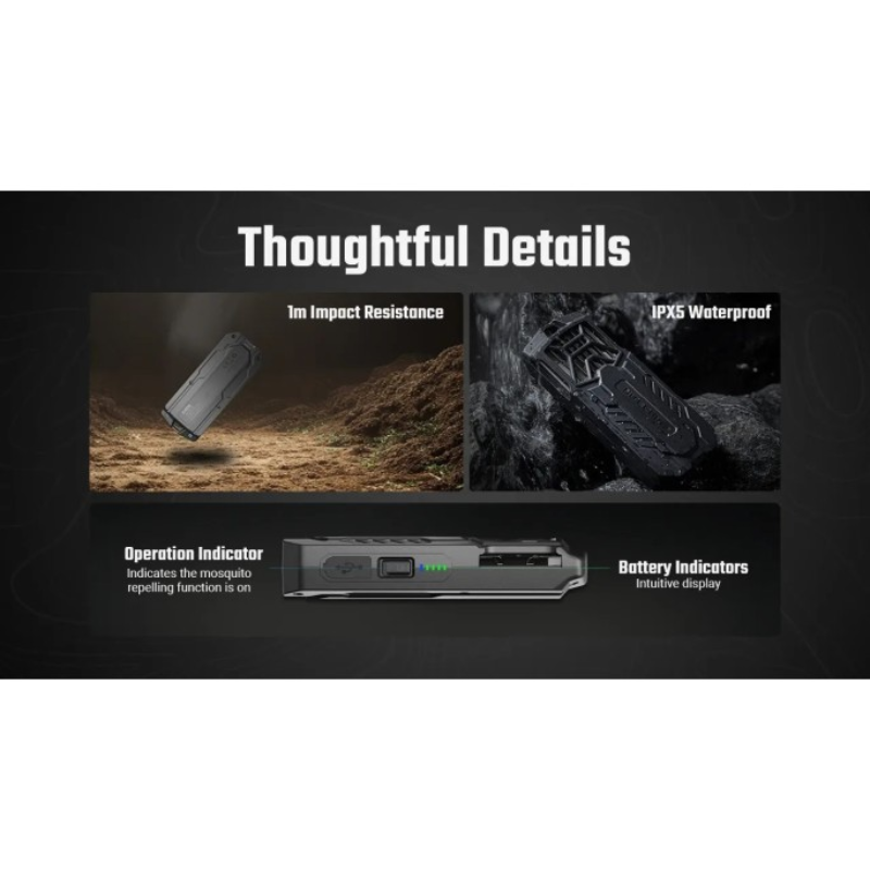 Nitecore EMR16 FCB 3.0 Portable Electronic Mosquito Repeller