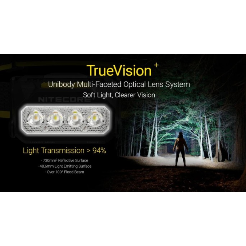 Nitecore HA27 UHE MCT 800L Multiple Color Temperatures Rechargeable Headlamp