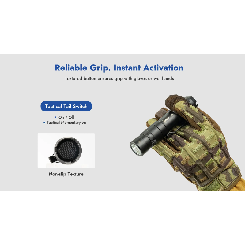 Wuben L3 3000 Lumens EDC Tactical Pocket Flashlight