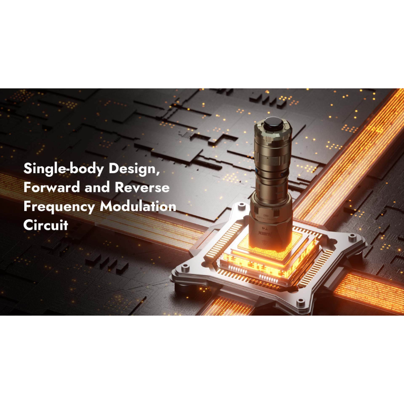 Wuben T4 Portable Tactical EDC Rechargeable Flashlight - 850 Lumens