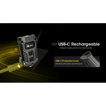 Nitecore TINI 3 (Forest Grey) 600L Rechargeable Keychain Flashlight