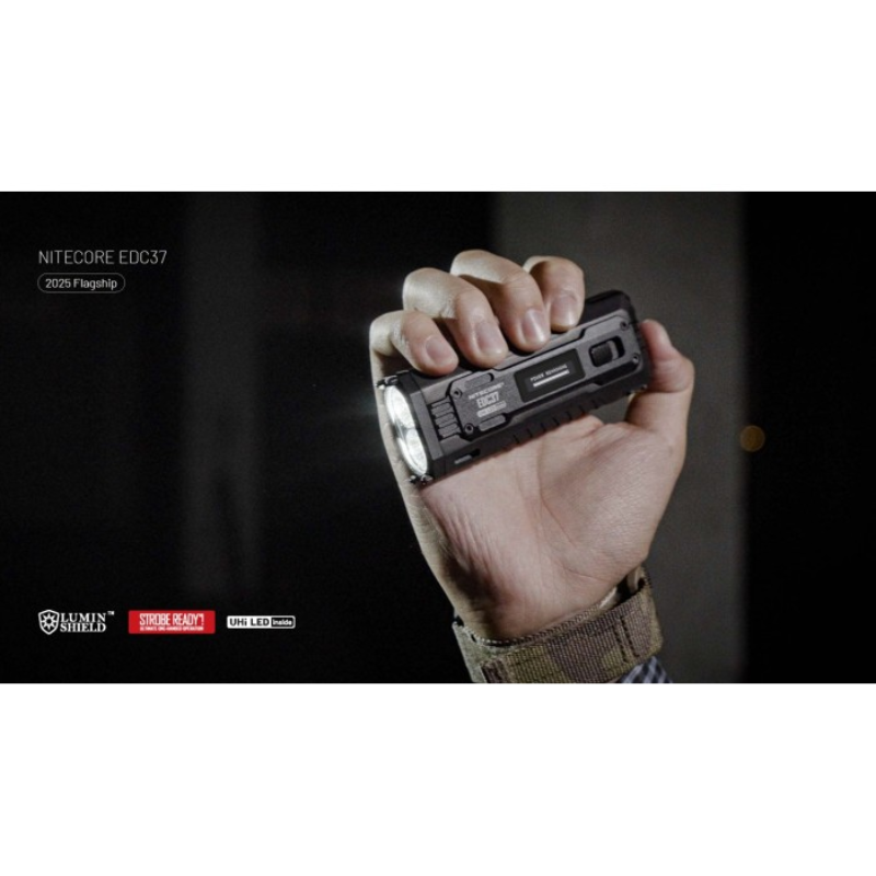 Nitecore EDC37 NiteLab UHi 20 MAX LED 8000 Lumens High Performance EDC USB Rechargeable Flashlight