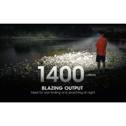 Nitecore NU43 1400L CW Spotlight + Floodlight Rechargeable Headlamp