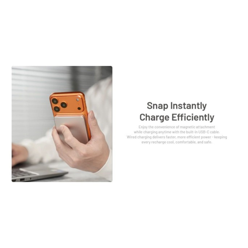 Nitecore Pocket 5 Magnetic Built-in USB-C Cable Pocket Power Bank