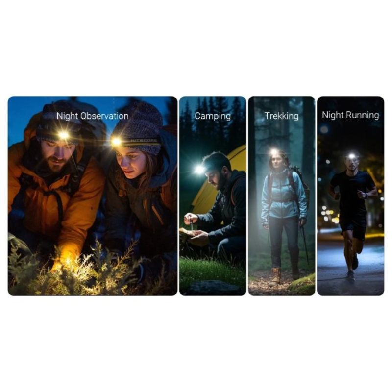 Nitecore HA27 UHE MCT 800L Multiple Color Temperatures Rechargeable Headlamp