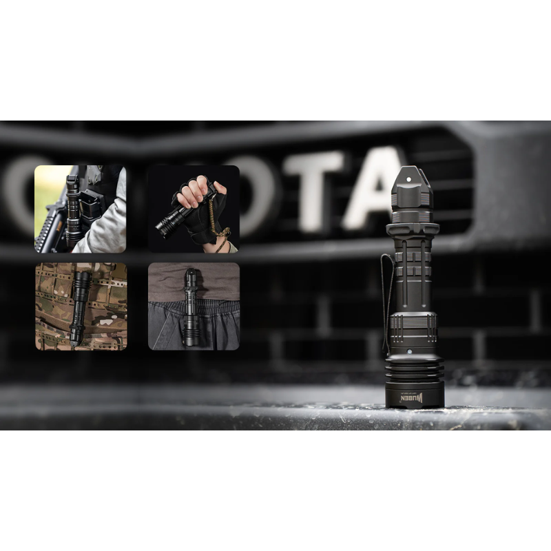 WUBEN T1 Tactical EDC Camping Flashlight - 2000 Lumens